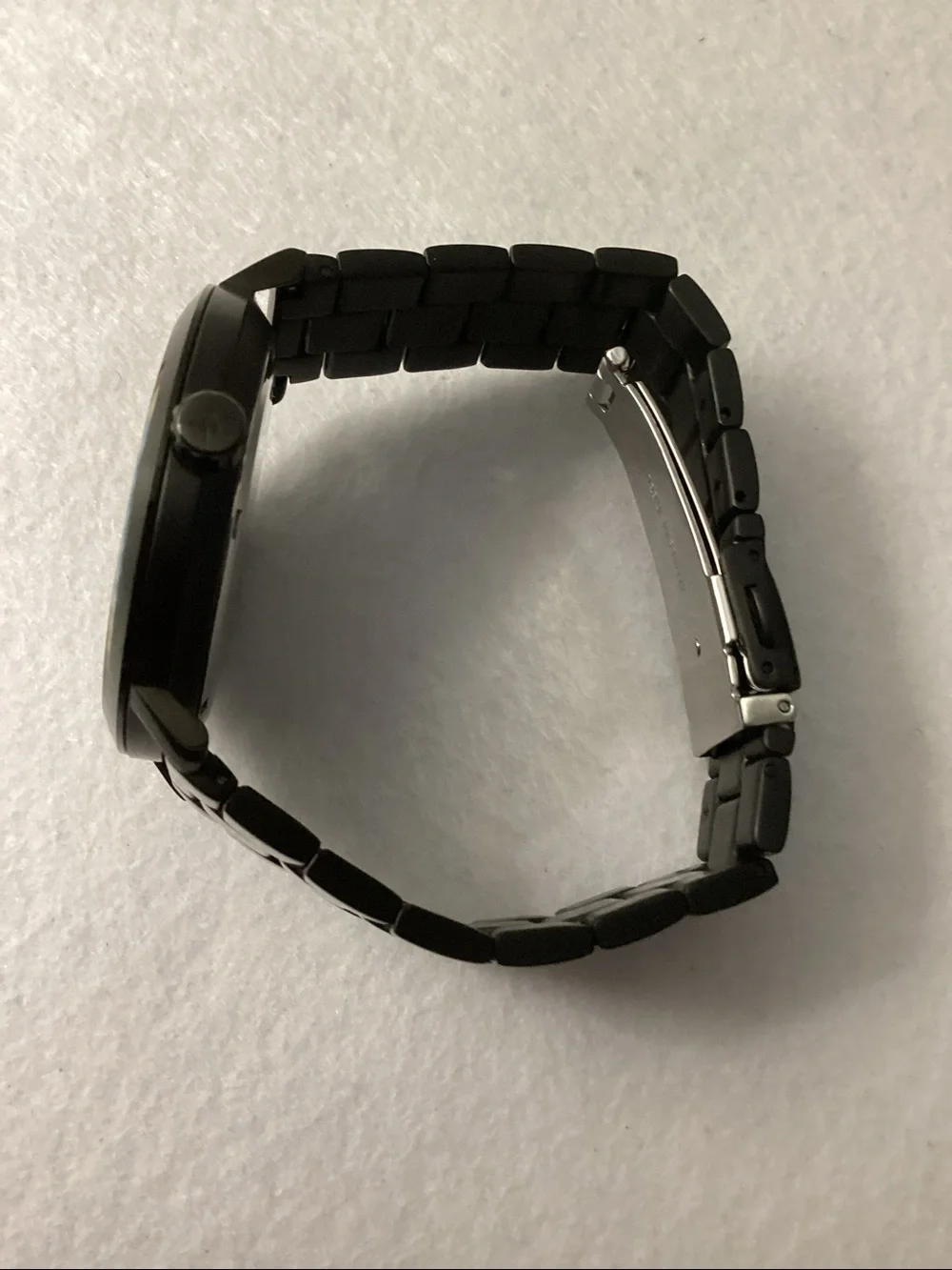 Michael Kors Blake Three-Hand Date Black Stainless Steel Watch 42mm